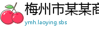 梅州市某某商业展览有限公司